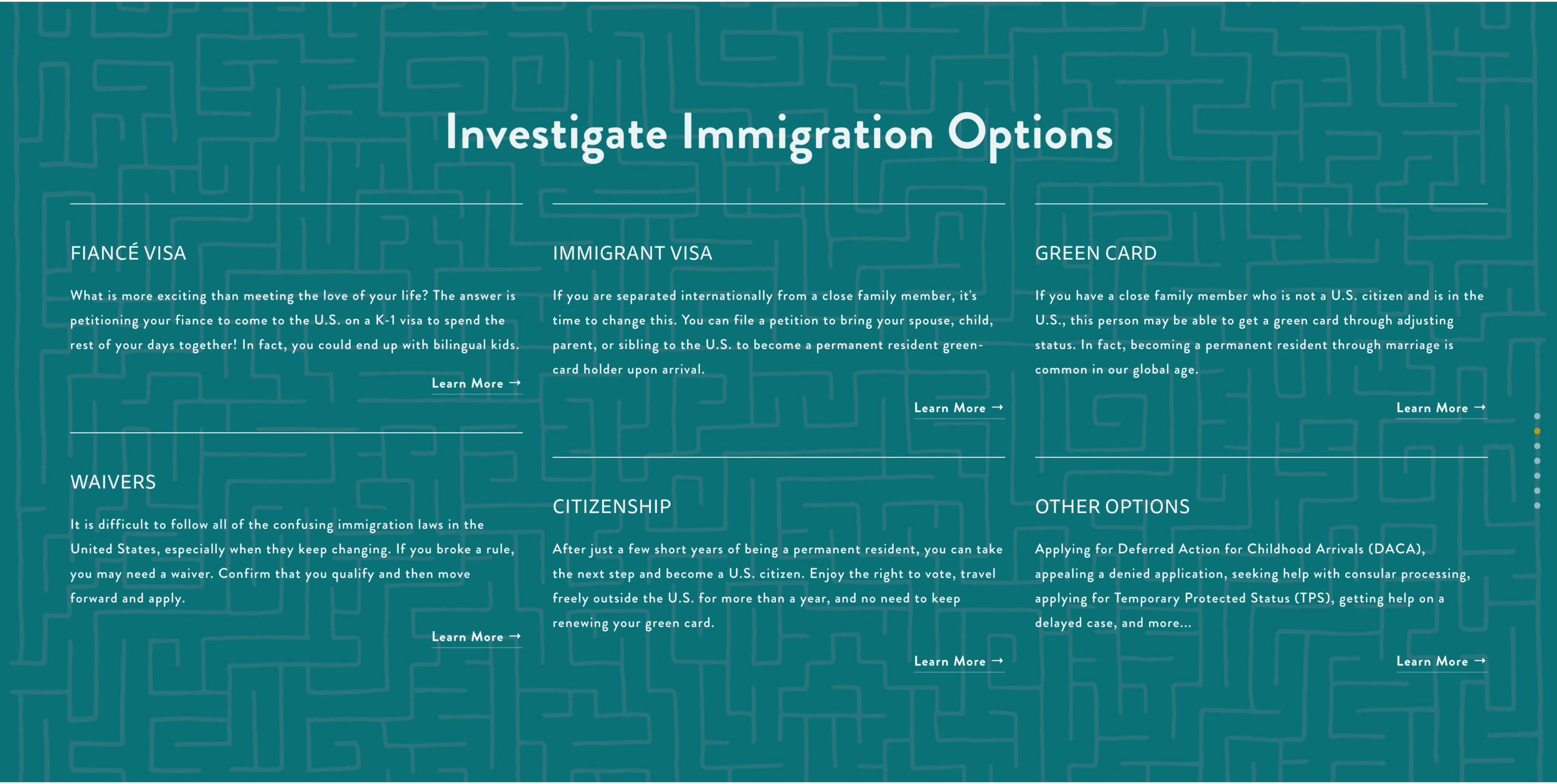  Custom Maze Graphic for Widman Immigration Law Firm - Sarah Moon + Co | sarahmoon.net 